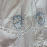 White and Blue Princess Dress and Bloomers