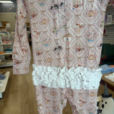Farm Animals Ruffle Footie Pajamas
