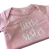 Little Sister Pink Bodysuit