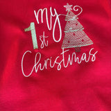 My 1st Christmas Long Sleeve Onesie