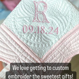 Heirloom Baby Quilt | Color Options