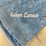 Blue Sports Chenille Blanket