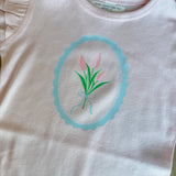 Flutter Sleeve Tulip Tee