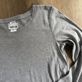 Baby Waffle L/S Top | Heather Grey