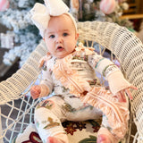 Charleston White Ruffle Zippie