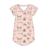 Charleston Girls Night Gown - Pink