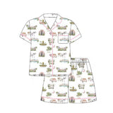 Charleston Bamboo Mom Pajamas - White