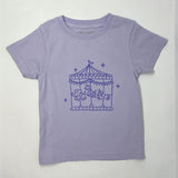 S/S Light Purple Carousel T-Shirt