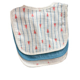 3-Pack of Bibs Lobster & Crabs