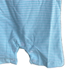 Blank Mirco Blue Stripped S/S Romper