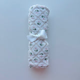 Cotton Muslin Swaddle - Petit Pink Daisy
