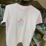 Pink Disney Castle T-Shirt