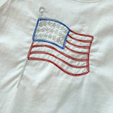 American Flag Embroidered Shirt