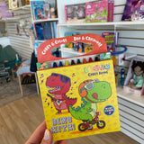 Carry Along! Coloring Book and Crayon Set - Dino