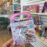 Carry Along! Coloring Book and Crayon Set - Unicorn