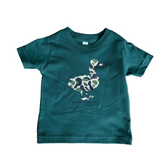 Camo Duck Boys Tee | Hunter Green