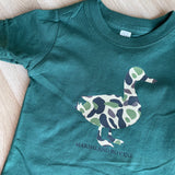 Camo Duck Boys Tee | Hunter Green