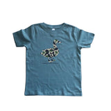 Camo Duck Boys Tee I Basil