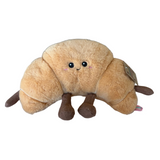 Smiling Croissant Stuffed Animal