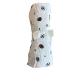 Little Sports Muslin Swaddle Blanket