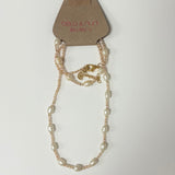 Light Pink Dainty Pearl Beaded Neckalce