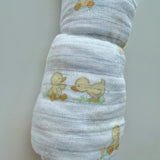 Ducks Muslin Swaddle Blanket
