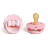 Itzy Soother™ Natural Rubber Paci Sets - Pink Bow