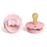 Itzy Soother™ Natural Rubber Paci Sets - Pink Bow
