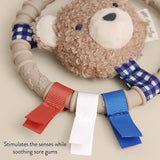 Teething Ring with Plush Character - Bear