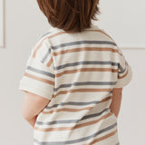 Pima Cotton Eddie T-Shirt - Hudson Stripe