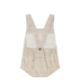 Organic Cotton Samy Playsuit - Billy Check