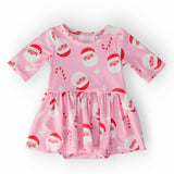 Jingle Bells 3/4 Sleeve Twirl Bodysuit