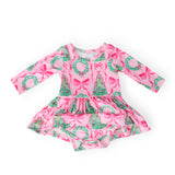 Jingle Bows L/S Twirl Bodysuit