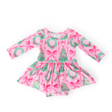 Jingle Bows L/S Twirl Bodysuit