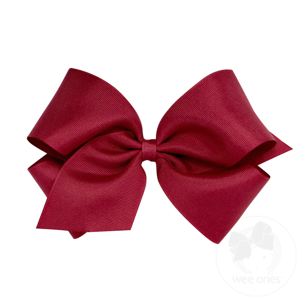 Grosgrain Wee Ones King Bow - Color Options