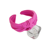 Knit Cotton Knot Headband - Color Options