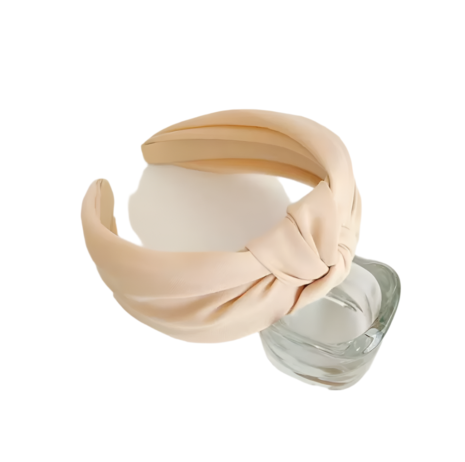 Knit Cotton Knot Headband - Color Options