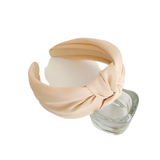 Knit Cotton Knot Headband - Color Options