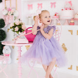 Lavender Shimmer Tutu Dress