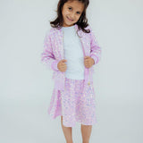Lilac Velvet Sequin Jacket