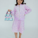 Lilac Velvet Sequin Jacket