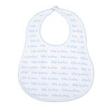 Little Brother Printed Bib Blue