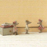 Little Sister Ballerina Mouse in Daybed