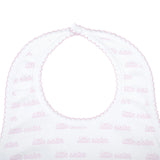 Little Sister Printed Bib Pink