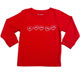 L/S Red Conversation Hearts T-Shirt