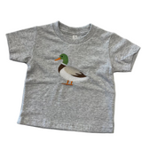 Mallard Duck Embroidered T-shirt (custom order)