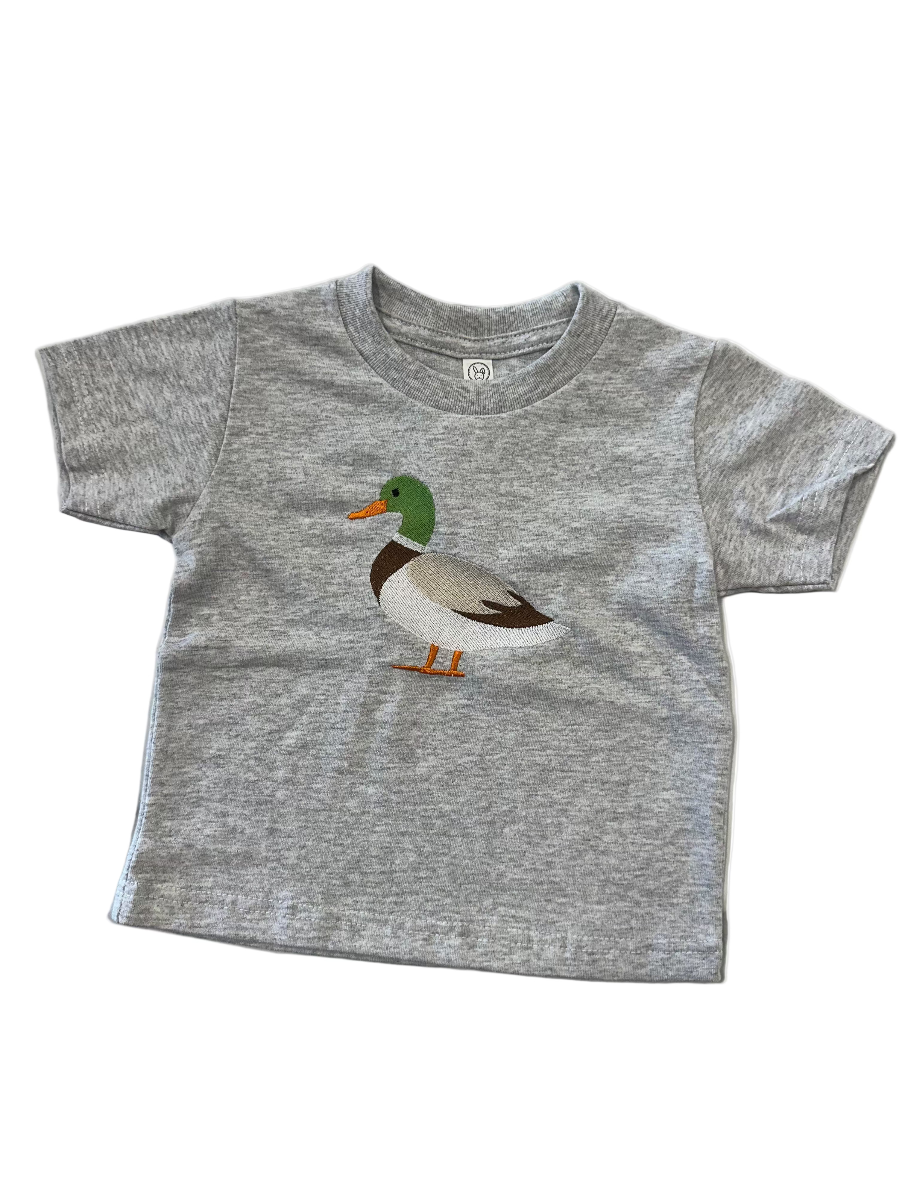 Mallard Duck Embroidered T-shirt (custom order)