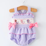 Mermaid Embroidered Sunsuit