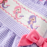 Mermaid Embroidered Sunsuit