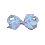 Mini Easter Egg Print Bow